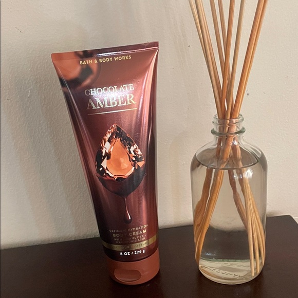 Bath & Body Works Other - Bath and Bodyworks Chocolate Amber Body Cream